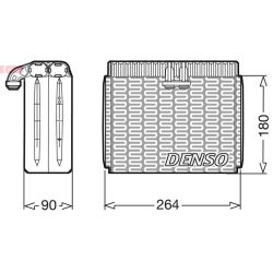 Garintuvas, oro kondicionierius DENSO DEV01002