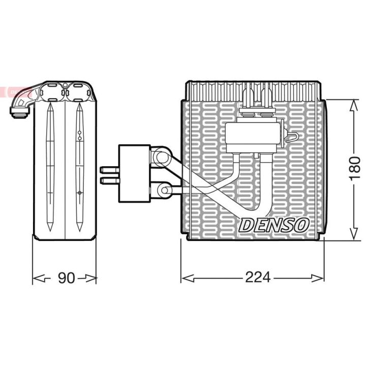 Garintuvas, oro kondicionierius DENSO DEV09002