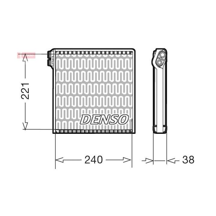 Garintuvas, oro kondicionierius DENSO DEV09102