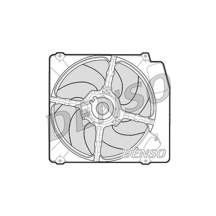 Ventiliatorius, radiatoriaus DENSO DER01203