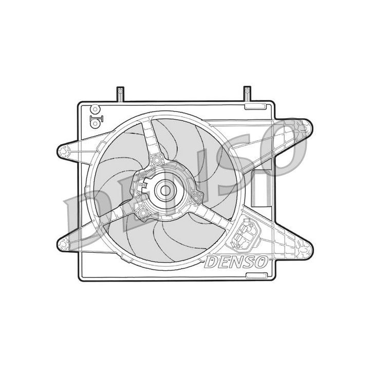 Ventiliatorius, radiatoriaus DENSO DER09001