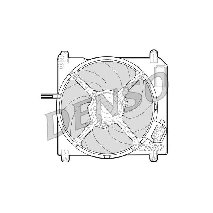 Ventiliatorius, radiatoriaus DENSO DER09007