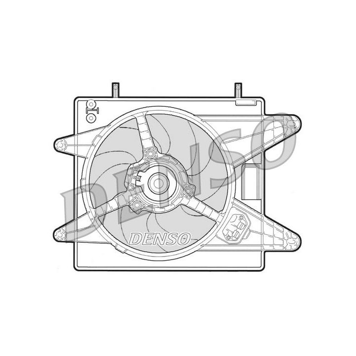 Ventiliatorius, radiatoriaus DENSO DER09008