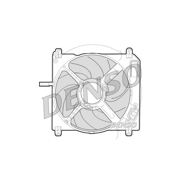 Ventiliatorius, radiatoriaus DENSO DER09009