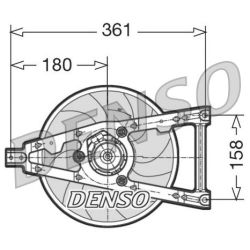 Ventiliatorius, radiatoriaus DENSO DER09011