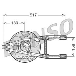 Ventiliatorius, radiatoriaus DENSO DER09012