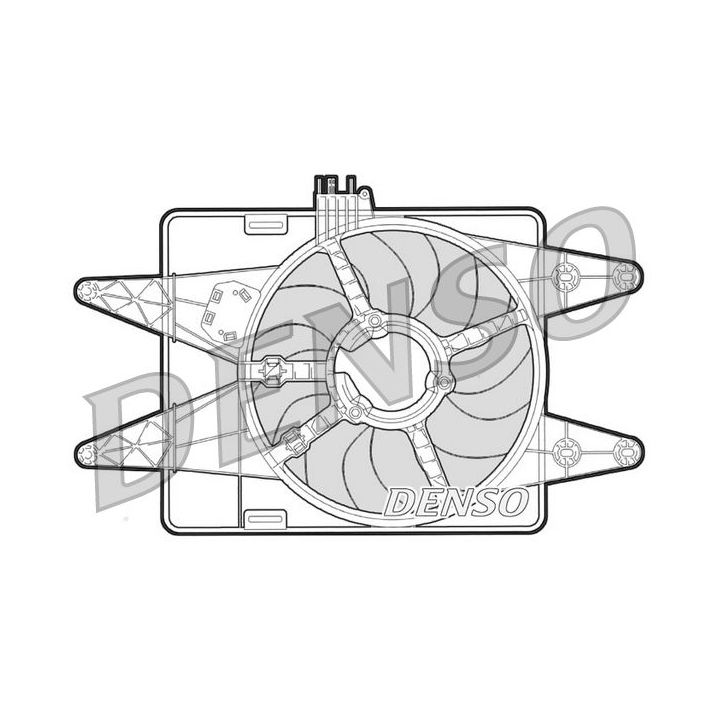 Ventiliatorius, radiatoriaus DENSO DER09023