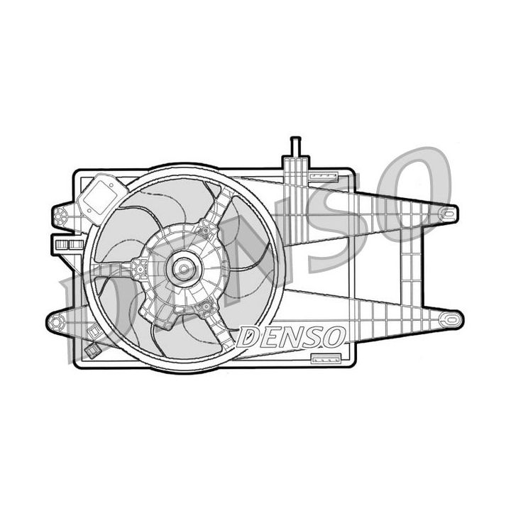 Ventiliatorius, radiatoriaus DENSO DER09040