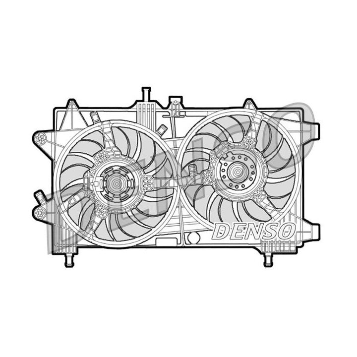 Ventiliatorius, radiatoriaus DENSO DER09043
