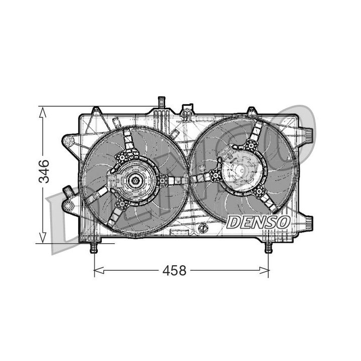 Ventiliatorius, radiatoriaus DENSO DER09044