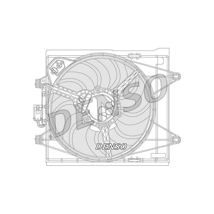Ventiliatorius, radiatoriaus DENSO DER09051