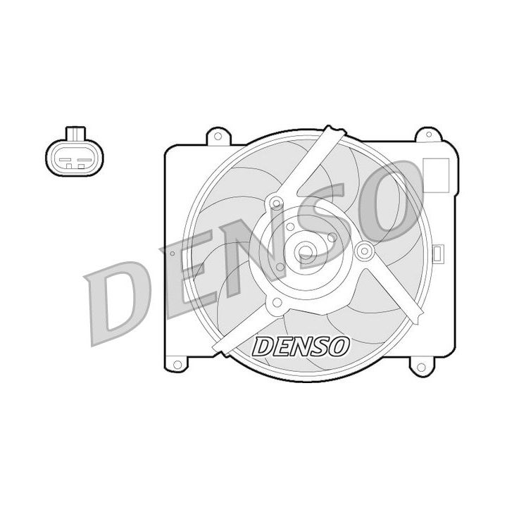 Ventiliatorius, radiatoriaus DENSO DER09054