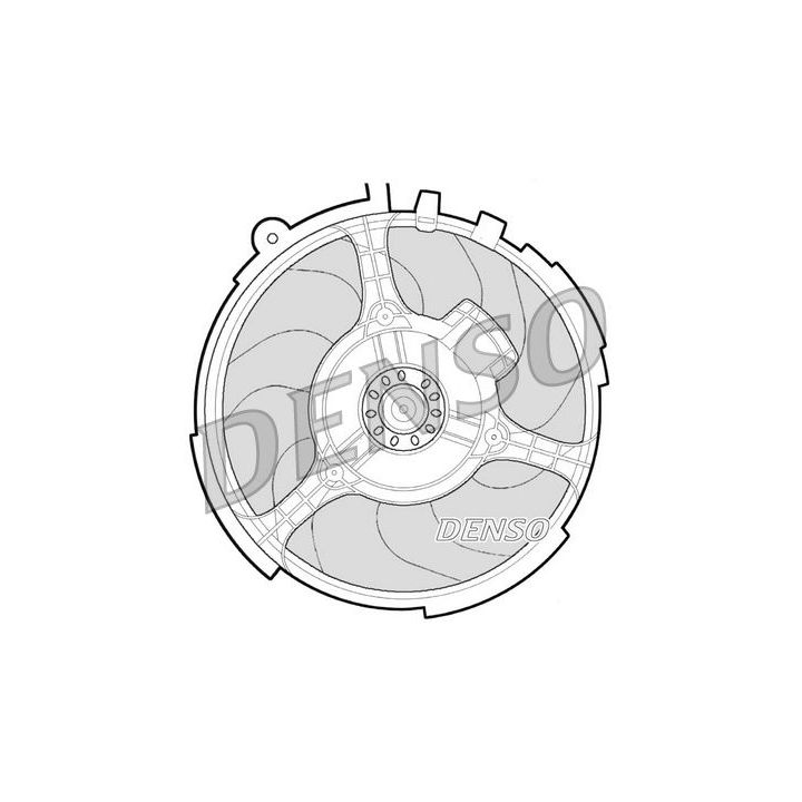 Ventiliatorius, radiatoriaus DENSO DER09060