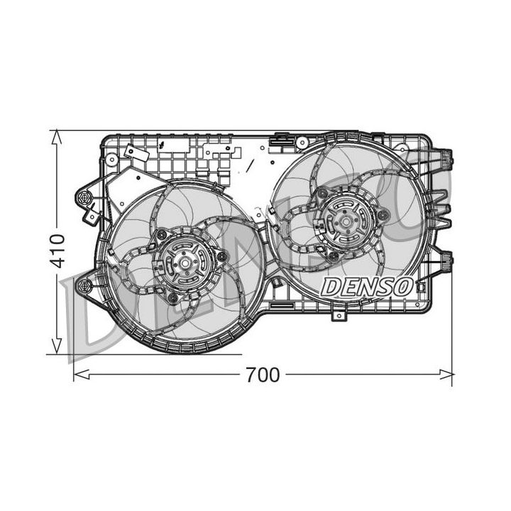 Ventiliatorius, radiatoriaus DENSO DER09067