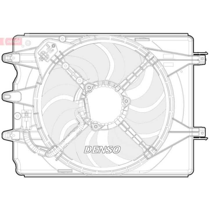 Ventiliatorius, radiatoriaus DENSO DER09068