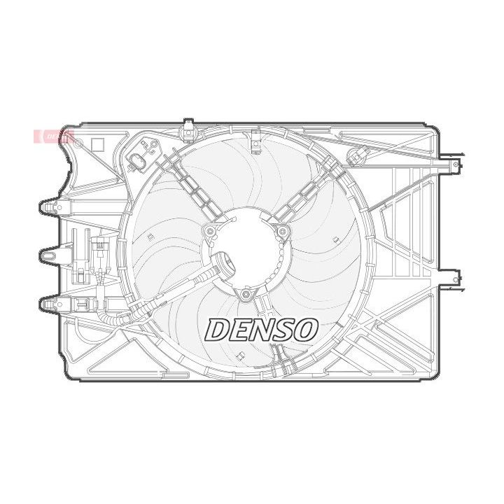 Ventiliatorius, radiatoriaus DENSO DER09070