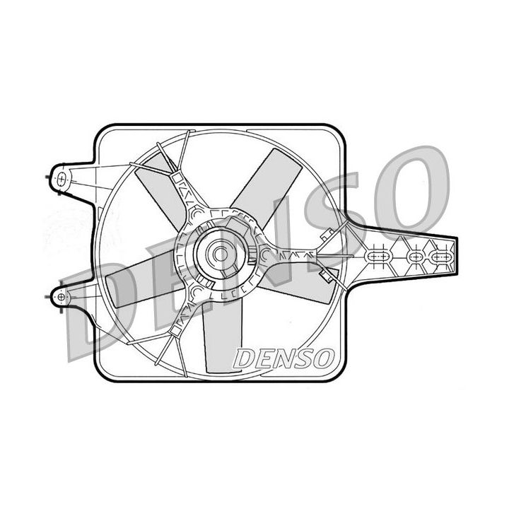 Ventiliatorius, radiatoriaus DENSO DER09072