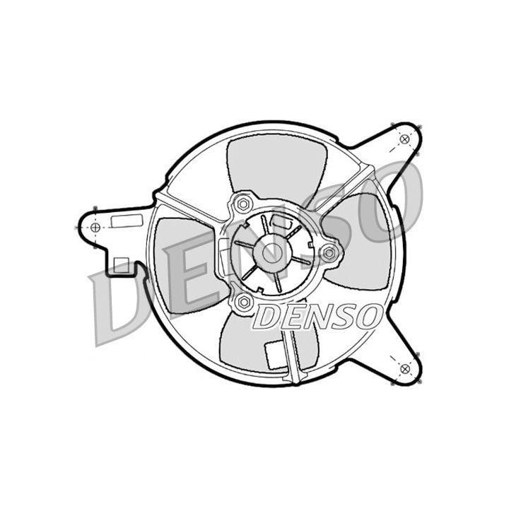 Ventiliatorius, radiatoriaus DENSO DER09087