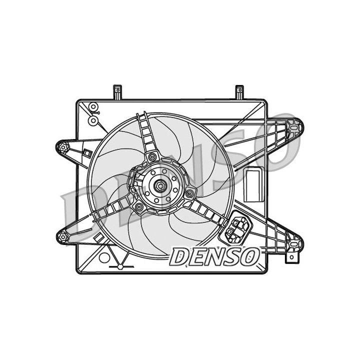 Ventiliatorius, radiatoriaus DENSO DER09088