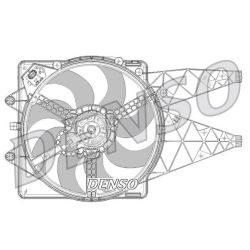 Ventiliatorius, radiatoriaus DENSO DER09094
