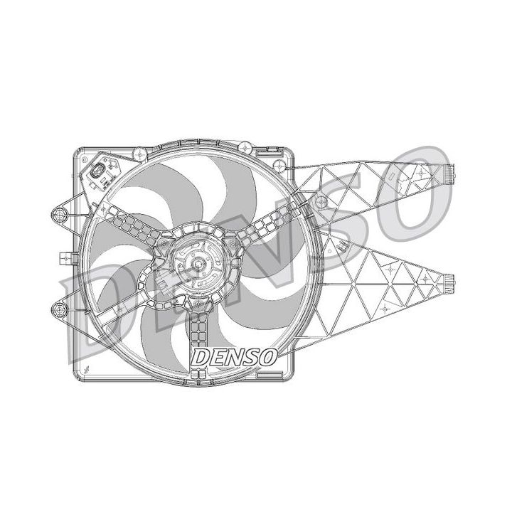 Ventiliatorius, radiatoriaus DENSO DER09094