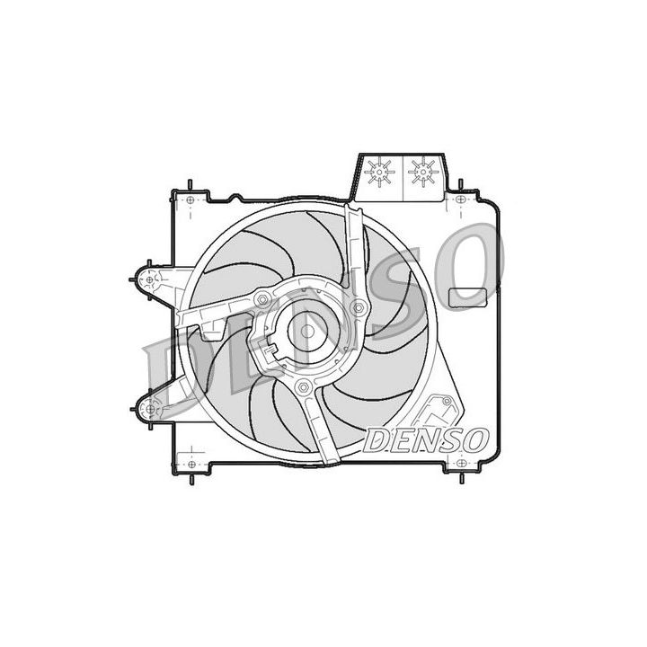 Ventiliatorius, radiatoriaus DENSO DER09244