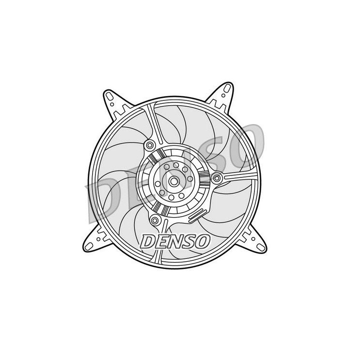 Ventiliatorius, radiatoriaus DENSO DER09290