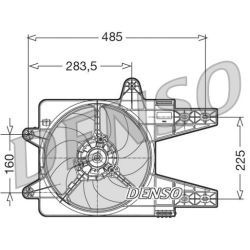 Ventiliatorius, radiatoriaus DENSO DER13003