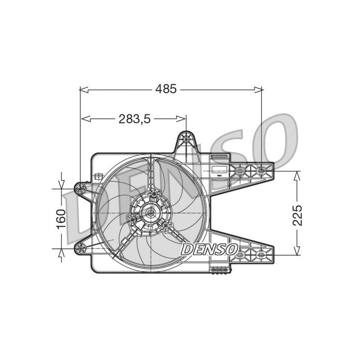 Ventiliatorius, radiatoriaus DENSO DER13003