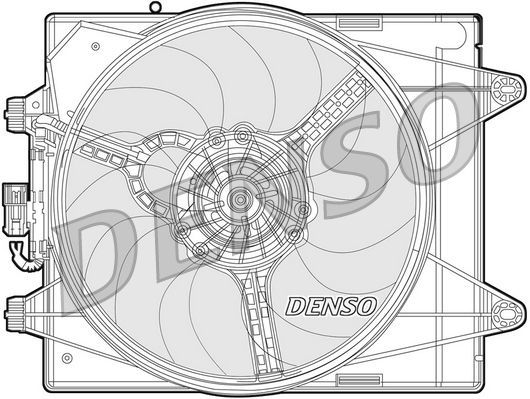 Ventiliatorius, radiatoriaus DENSO DER13004