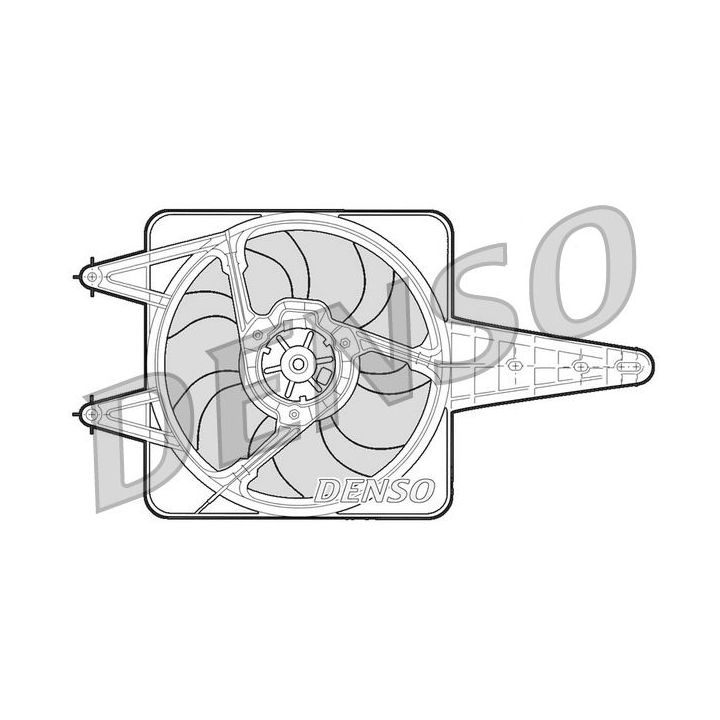 Ventiliatorius, radiatoriaus DENSO DER13203