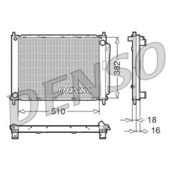 Aušintuvo modulis DENSO DRM23100