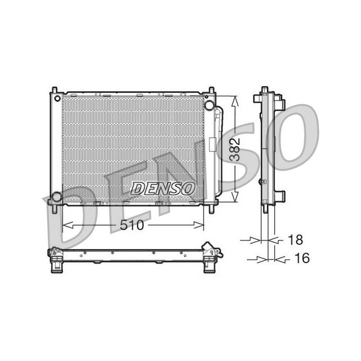 Aušintuvo modulis DENSO DRM23100