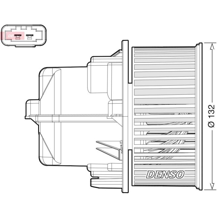 Vidaus pūtiklis DENSO DEA33002