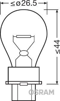 Lemputė, indikatorius ams-OSRAM 3156