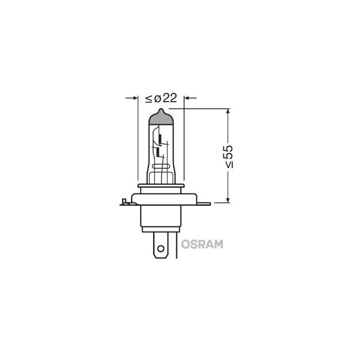 Lemputė, prožektorius ams-OSRAM 64193NBU