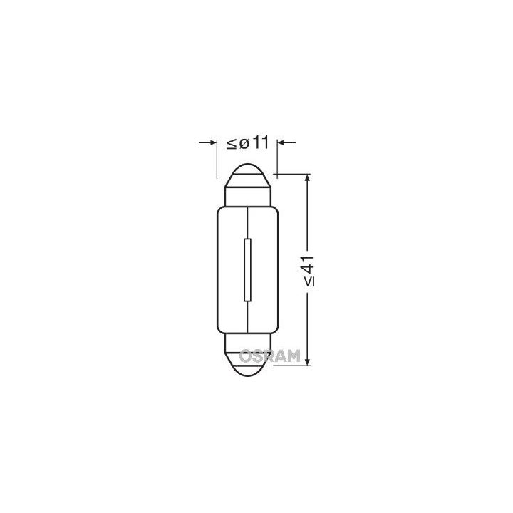 Lemputė, salono apšvietimas ams-OSRAM 6413