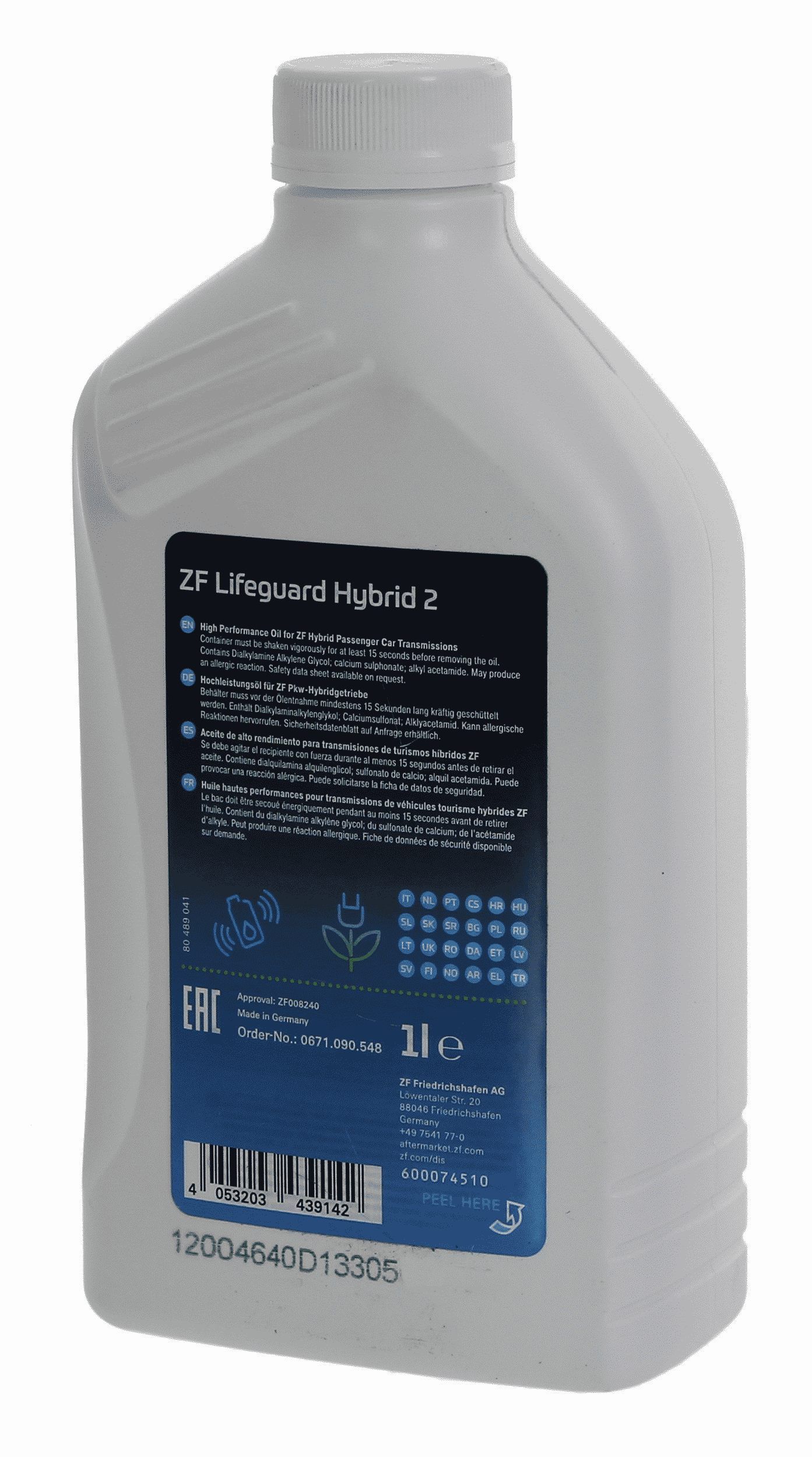 Alyva, automatinė pavarų dėžė ZF 0671.090.548