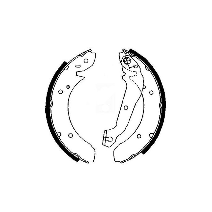 Stabdžių trinkelių komplektas MINTEX MFR126