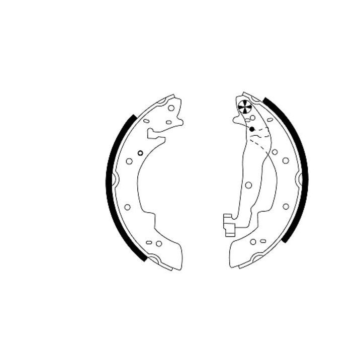 Stabdžių trinkelių komplektas MINTEX MFR177