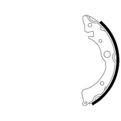 Stabdžių trinkelių komplektas MINTEX MFR204