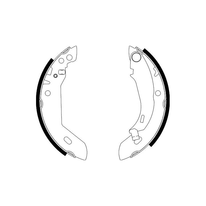 Stabdžių trinkelių komplektas MINTEX MFR223