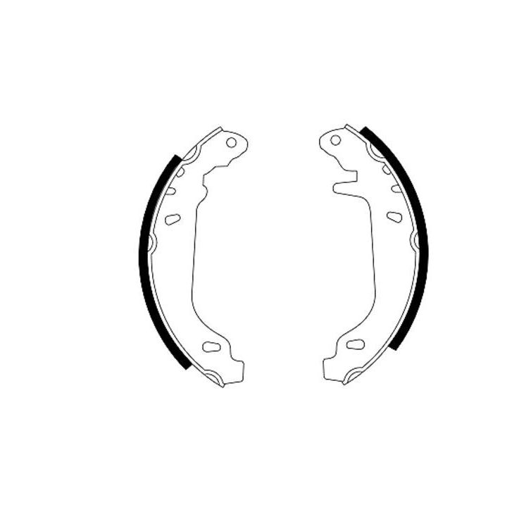 Stabdžių trinkelių komplektas MINTEX MFR270