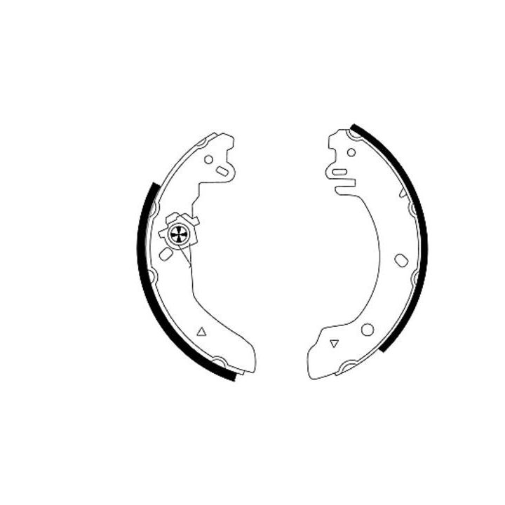 Stabdžių trinkelių komplektas MINTEX MFR274