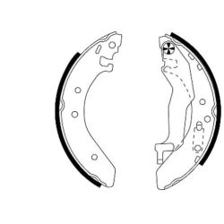 Stabdžių trinkelių komplektas MINTEX MFR276