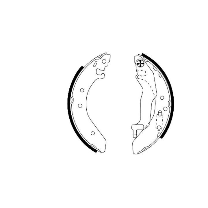 Stabdžių trinkelių komplektas MINTEX MFR276