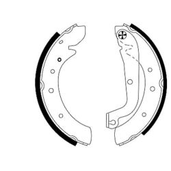 Stabdžių trinkelių komplektas MINTEX MFR316