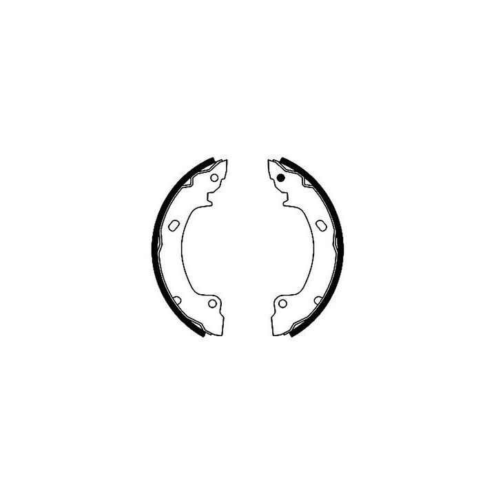 Stabdžių trinkelių komplektas MINTEX MFR345