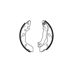 Stabdžių trinkelių komplektas MINTEX MFR367