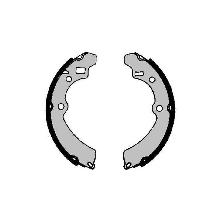 Stabdžių trinkelių komplektas MINTEX MFR392